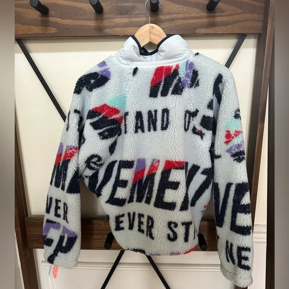 NWT size XS Free People Movement Printed Hit The Slopes pullover jacket